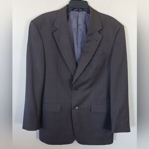 Burberrys' Men's Brown Wool Suit Jacket Coat Size 40 R